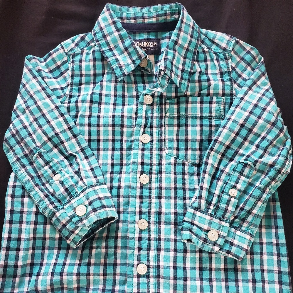 Plaid button shirt